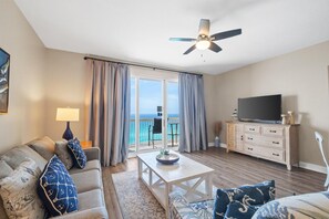 Living Area with Balcony
