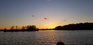 Sunsets are the best off the end of the pier! 