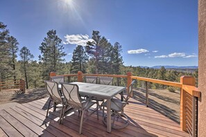 Deck | Outdoor Dining Area | Mountain Views