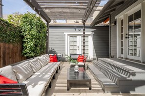 Outdoor patio area