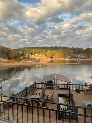 Morning fall view. 