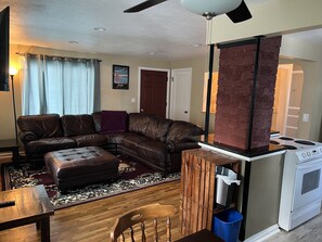 Dining table looking towards front entrance