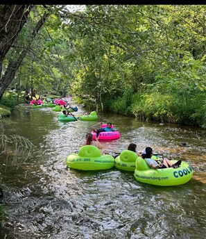 Cool River Tubing across the street