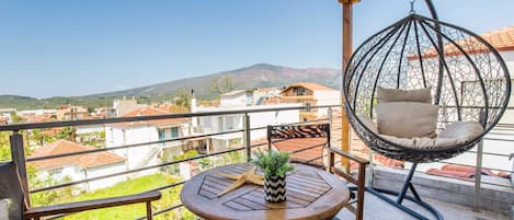 Relax on the balcony of the property