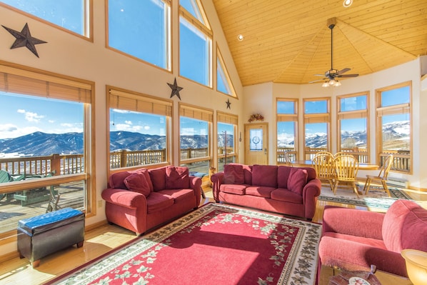 Main Living Space with fireplace