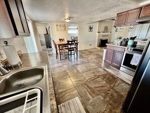 Fully functioning kitchen 
