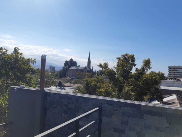 Blick von der Unterkunft