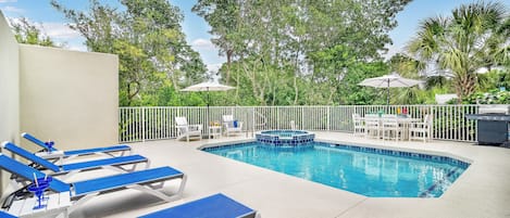 Poolside with Comfortable Chairs