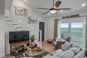 Ocean views while hanging in the common areas!