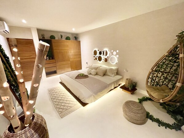 Full view of bedroom