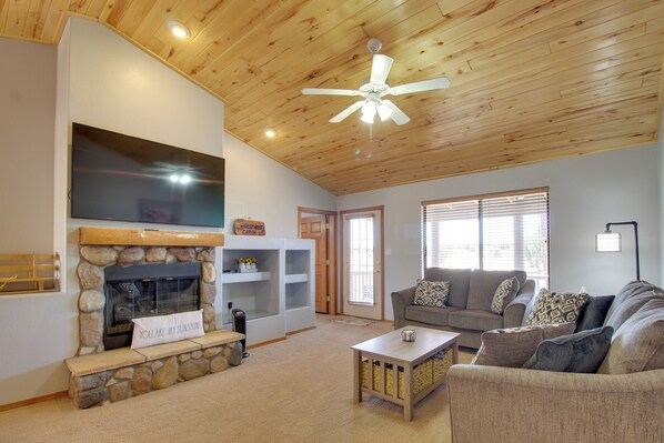Overgaard Vacation Rental | 2BR | 2BA | Stairs Required | 1,120 Sq Ft