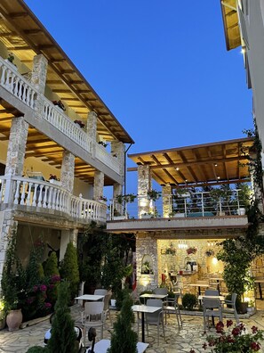 Front of property – evening/night
