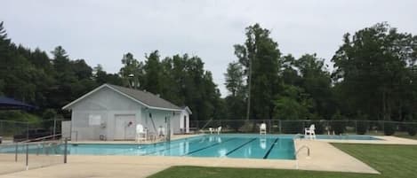 Community outdoor Swimming Pool Open for Memorial Day weekend