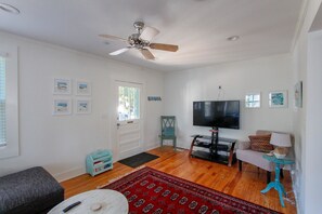 Living Room with Flat Screen TV
