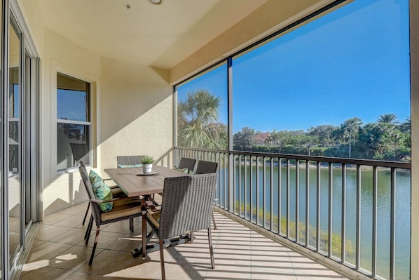 The Second Floor Lanai Has Long Freshwater Lake Views