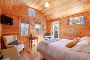 Our bed is the perfect place to rest and recharge during your stay.