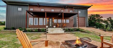 Sit in style while overlooking Enchanted Rock!