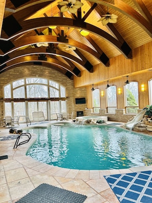 Enjoy the Indoor pool without going outside. 