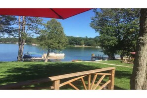 Water view from deck