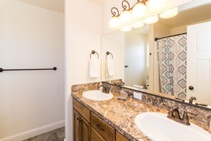 Master Bathroom has Dual Sink vanity
