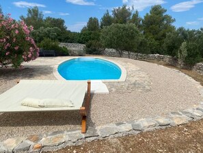 Private pool in the garden