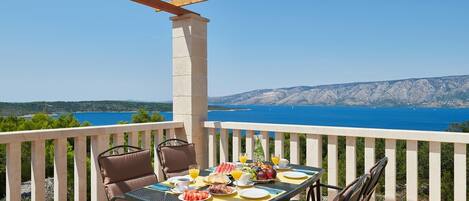 Villa Erica - stunning sea view from the terrace