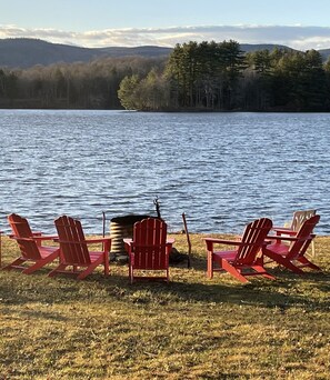 Get cozy on the 6 Adirondack chairs