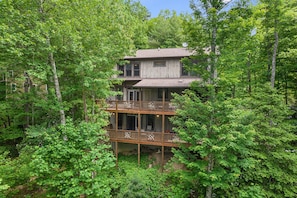 Rear of house