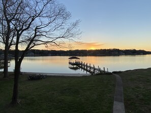 Sunset view from our deck