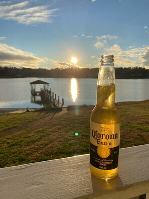 sunset view with my husband CORONA !