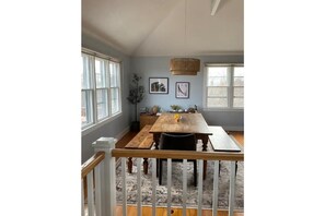 Large dining table that seats 8