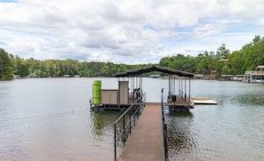 The dock is at your disposal with deep water, Lily pad, 3 kayaks & boat slip.