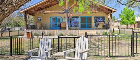 Burnet Vacation Rental | 3BR | 2BA | 1,600 Sq Ft | 6 Steps Required to Access