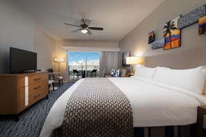 Guest Bedroom with Sleeper Sofa &amp; King Bed.