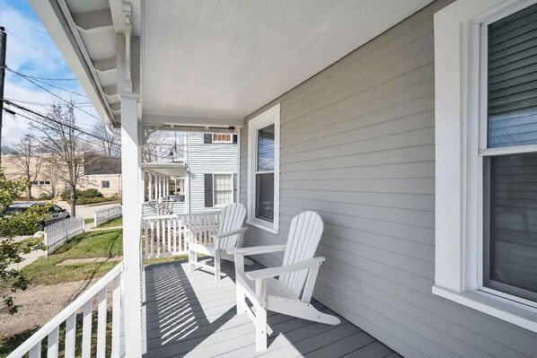 Sit back and relax on the front porch