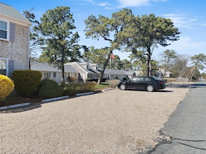 Assigned parking look for number 8- 69 Beaten Path Unit #8 Dennis Port Cape Cod - New England Vacation Rentals