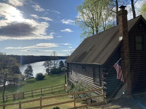 view from the driveway