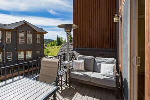 Deck off the Main Living Space - BBQ, Dining table and couch