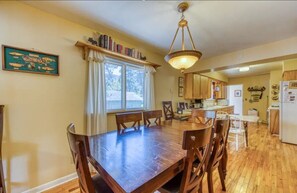 Indoor dining area