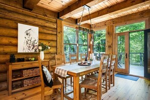 Large dinning room with a view