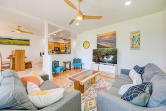 Welcome to Paradise: Modern 2BR with A/C, Garden Views & Poipu Beach Club Access