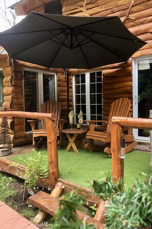 Aah Coffee or Drinks on the  south facing wrap around deck. :}