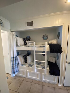 In-wall bunk beds