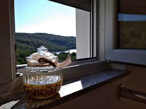 Blick von der Unterkunft