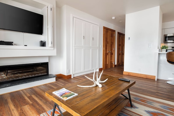Living Room featuring Electric Fireplace