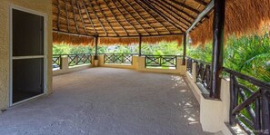 Roof Top Palapa with several chairs for your use.