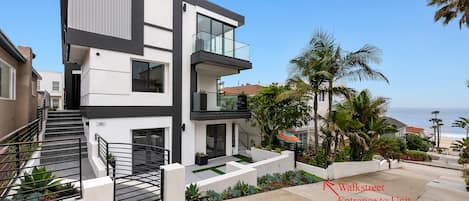 Walk Street Entrance to this Duplex