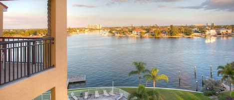 Waterfront View Overlooking the Pool