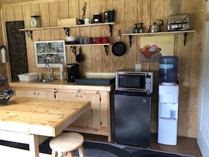 Kitchen area.