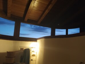 Blick von der Unterkunft